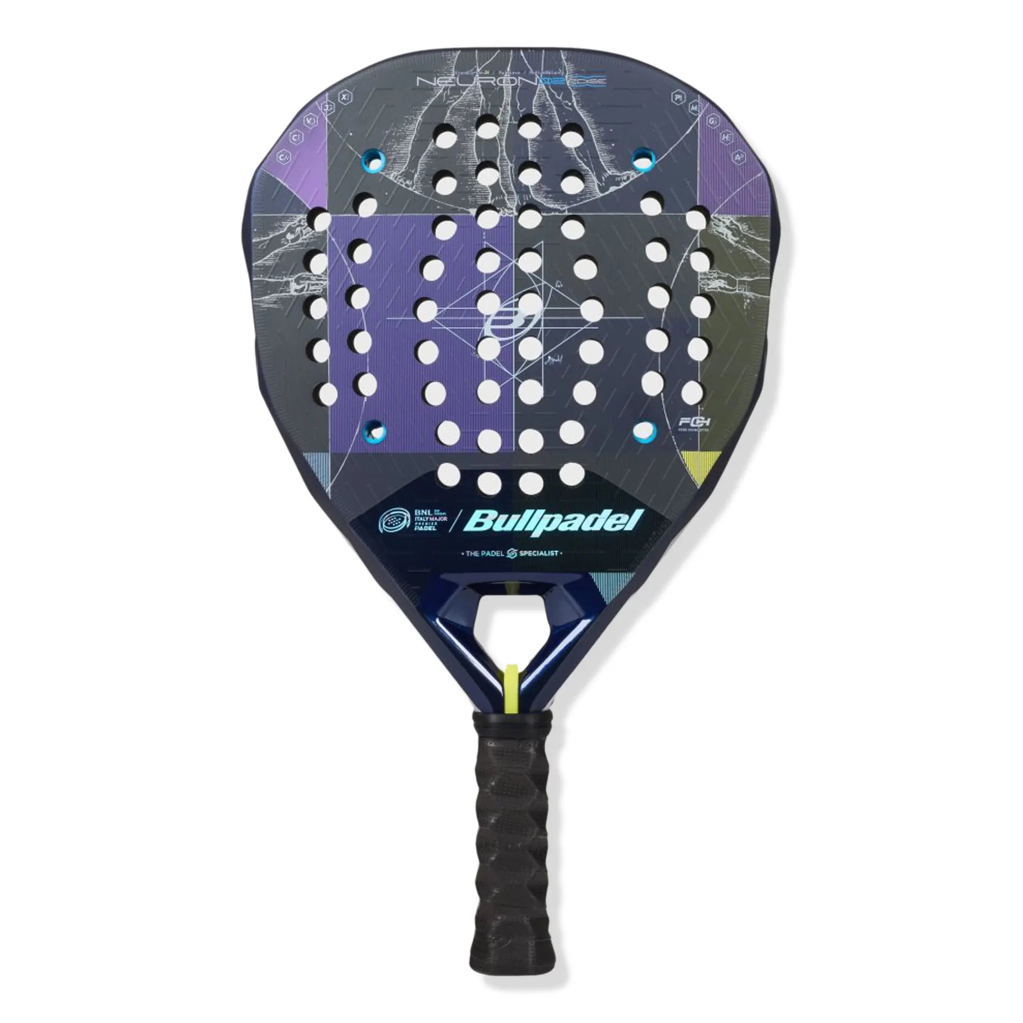 Back View of Bullpadel Edge Rome Padel Racket Neuron 02 EA56000000